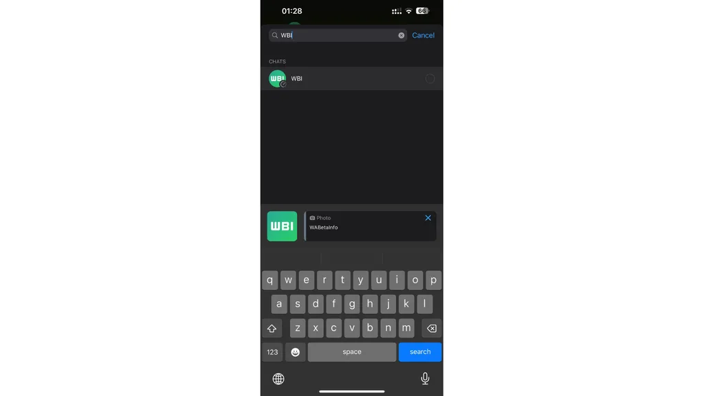 Com o novo teste, o WhatsApp permitirá encaminhar mensagens (Imagem: Reprodução/WABetaInfo)