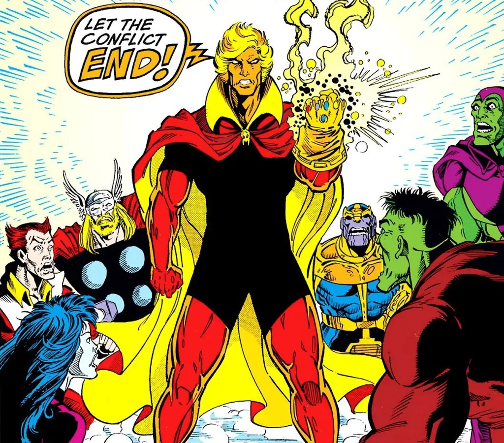 Nos quadrinhos, Adam Warlock sempre foi um dos seres mais poderosos da Marv...