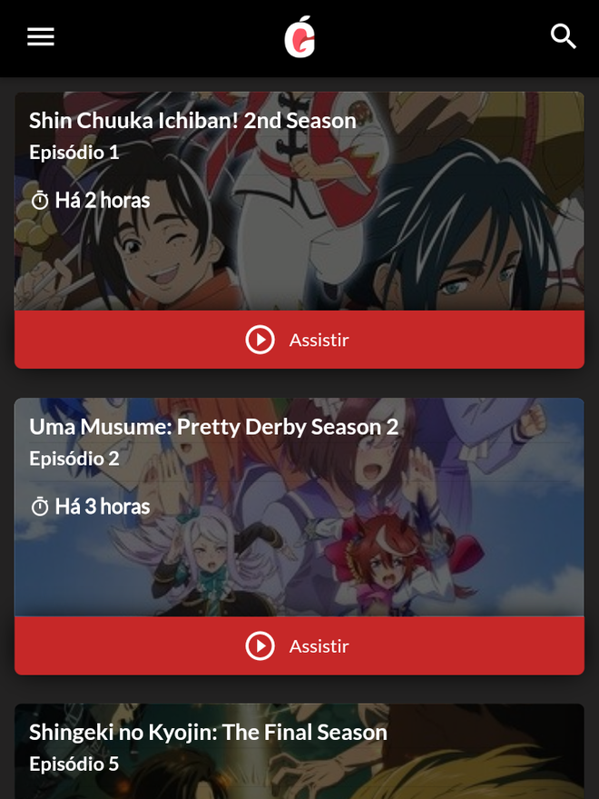 Aplicativo para assistir animes sem travar para android 