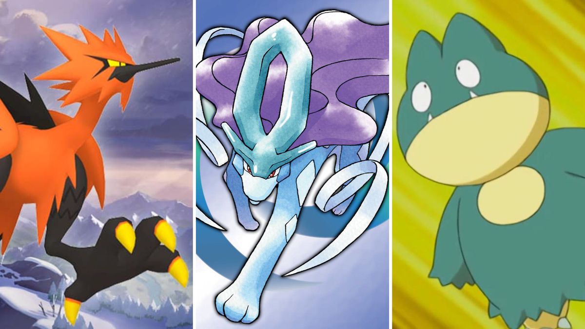 Os 5 melhores trios de Pokémon lendários da história da franquia