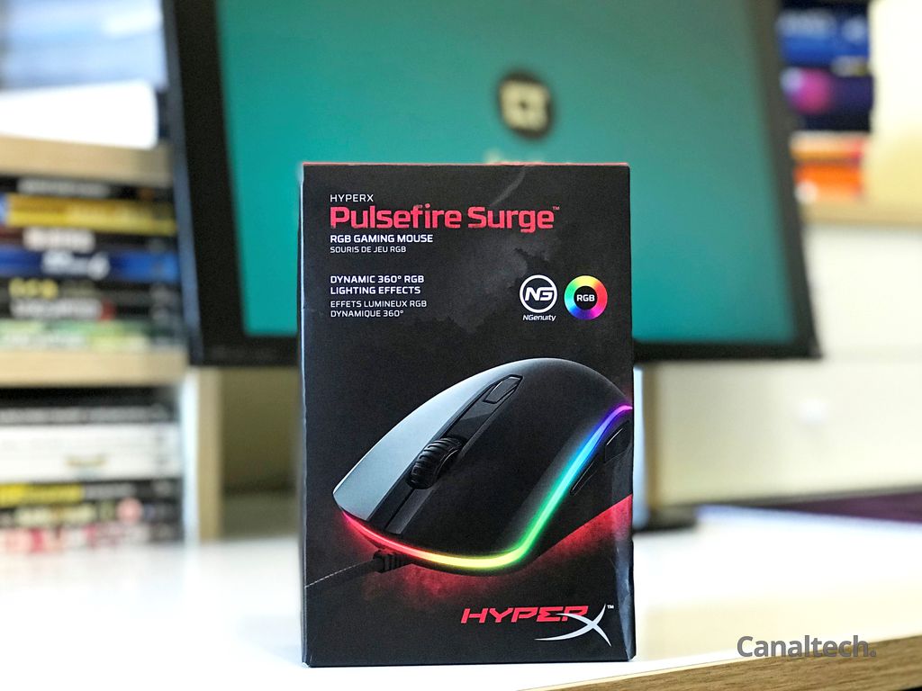 Pulsefire Surge é o mouse gamer topo de linha da HyperX