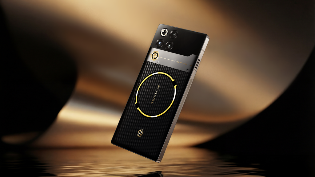 国内版　REDMAGIC Astra Golden Saga 24GB 1TB Redmagic lança celular gamer com acabamento em ouro de verdade