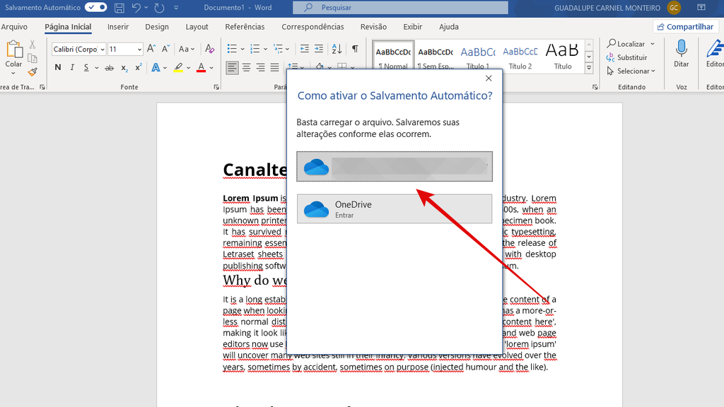 Como Salvar Documentos Do Word Automaticamente No Onedrive Canaltech