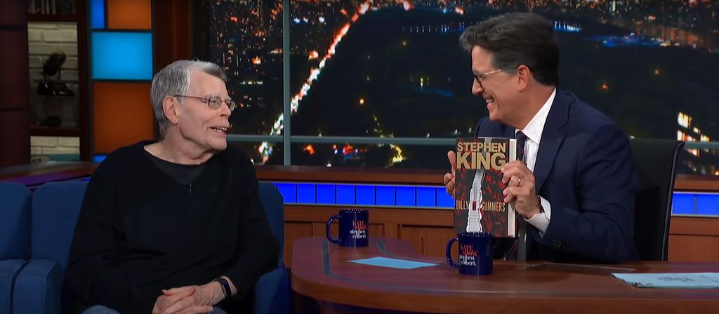 Stephen King e Stephen Colbert (Imagem: Captura de Tela/Canaltech)
