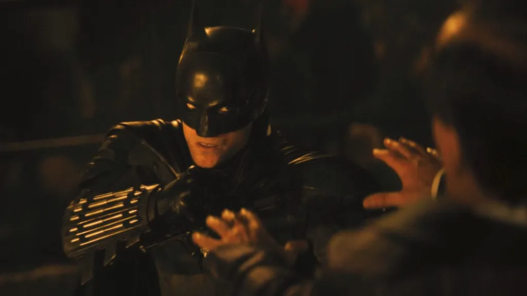 Pelo visto, Bruce queria mesmo era ser chamado de VIngança, mas Batman foi o apelido que pegou (Imagem: Reprodução/Warner Bros)