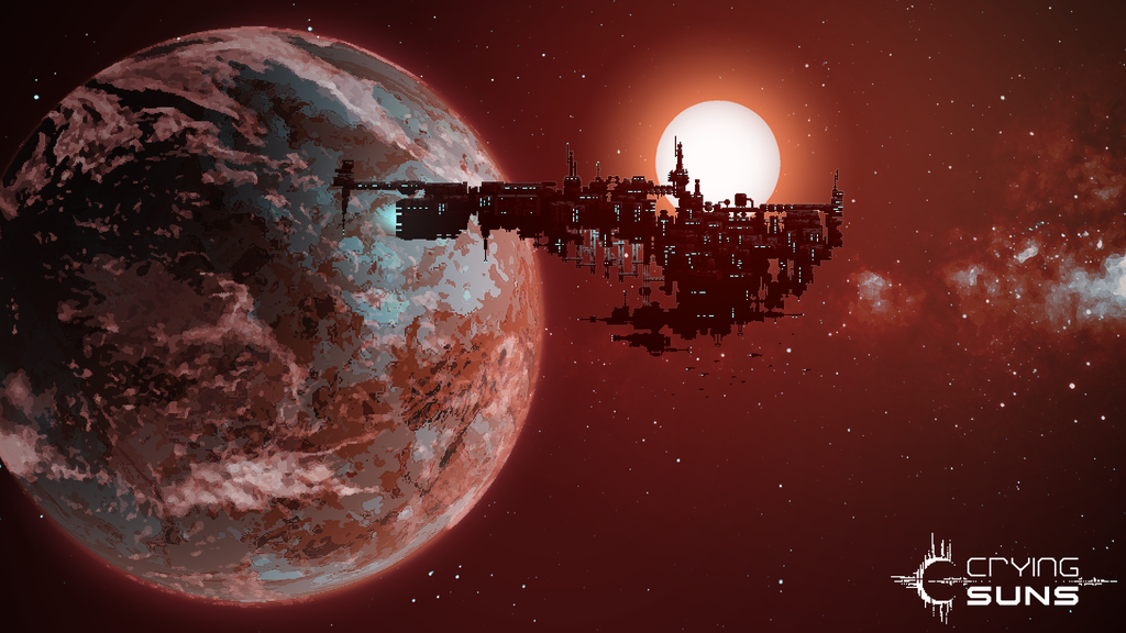 Explore um misterioso império em ruínas no jogo de batalha espacial Crying Suns (Imagem: Divulgação/Alt Shift)