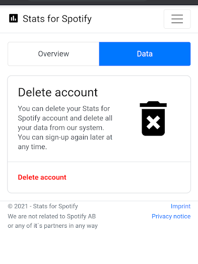 Delete sua conta no site (Imagem: André Magalhães/Captura de tela)