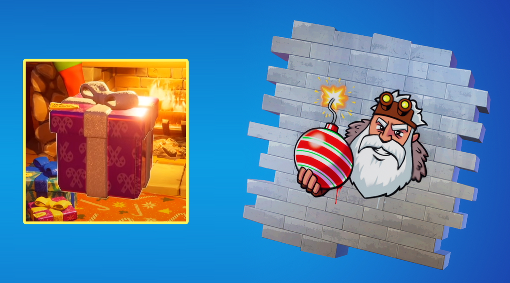 Fortnite distribui presentes de Natal no chalé invernal; veja como