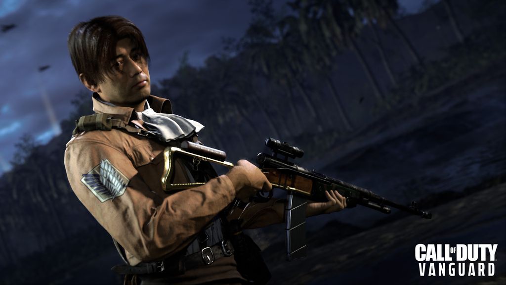 Skin inspirada no Capitão Levi, de Attack on Titan (Foto: Divulgação/Activision Blizzard)