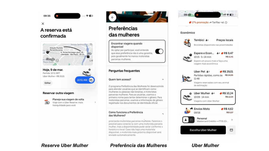 uber mulher