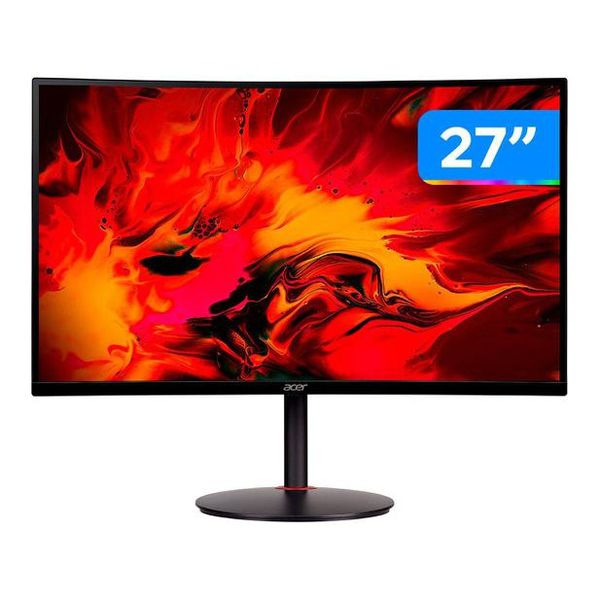 [APP + CLIENTE OURO + CUPOM] Monitor Gamer Acer XZ270 27” LED Curvo - Full HD HDMI 240Hz 1ms Painel VA