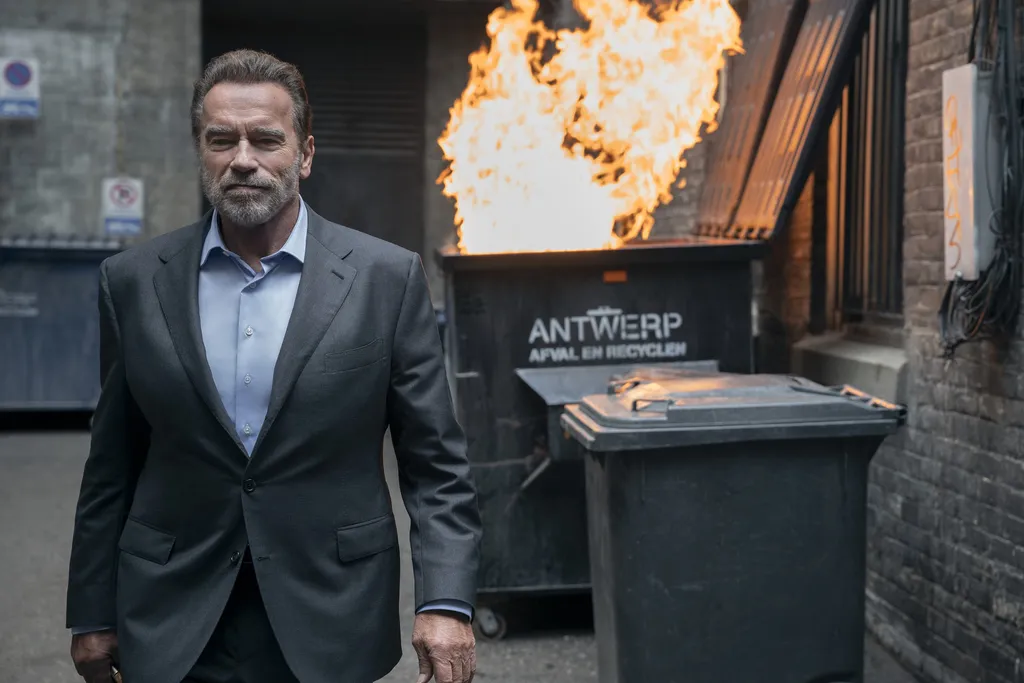Fubar é a primeira série da carreira de Arnold Schwarzenegger. (Imagem:Reprodução/Netflix)