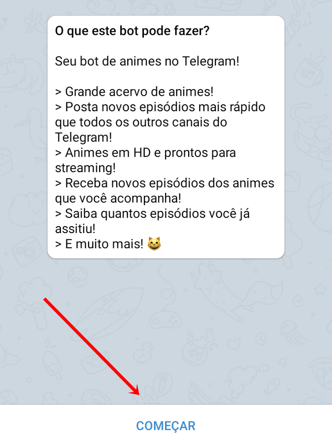 Como assistir animes pelo Telegram - Canaltech