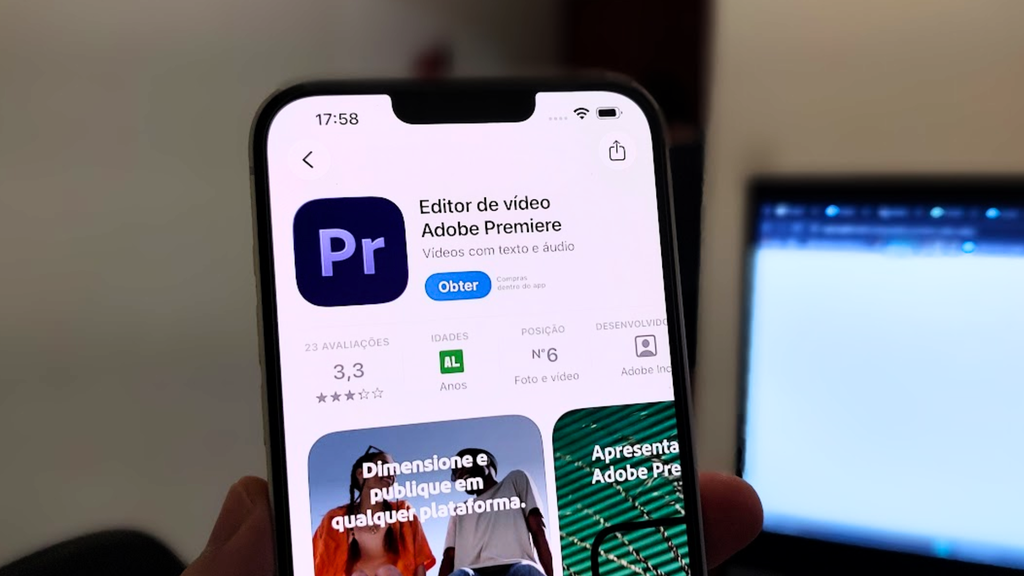 Interface do Premiere mobile mostra como a Adobe adaptou ferramentas complexas para telas sensíveis ao toque (Fonte: André Magalhães/Canaltech)