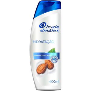 Head & Shoulders: Shampoo Anticaspa, Hidratação com Óleo De Amêndoas 400 ml | REC R$ 17,88