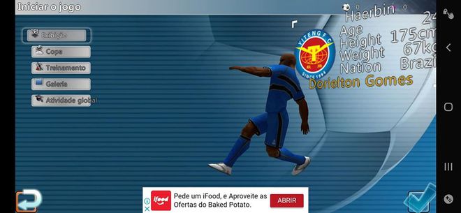 Futebol do Vencedor: jogo oferece várias modalidades (Captura de tela: Ariane Velasco)
