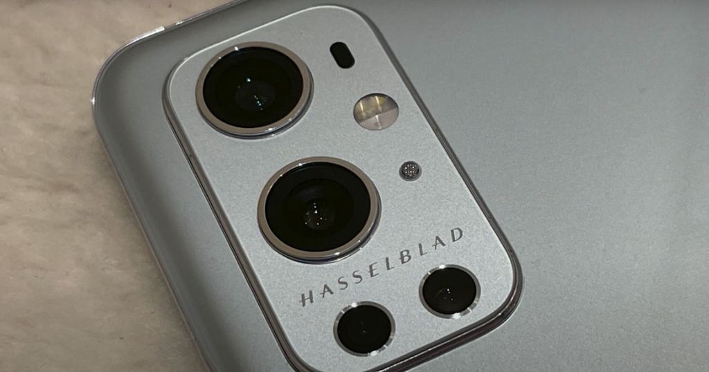 Um dos destaques do OnePlus 9 Pro é sua lente ultrawide de 50 MP otimizada pela Hasselblad (Imagem: Reprodução/91Mobiles)