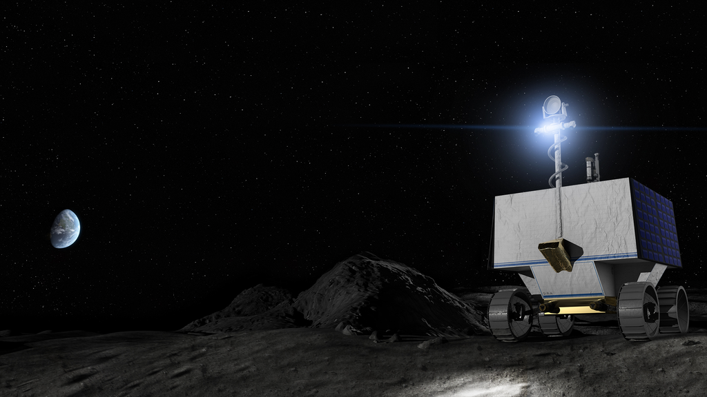 Conceito do rover VIPER (Imagem: Reprodução/NASA)