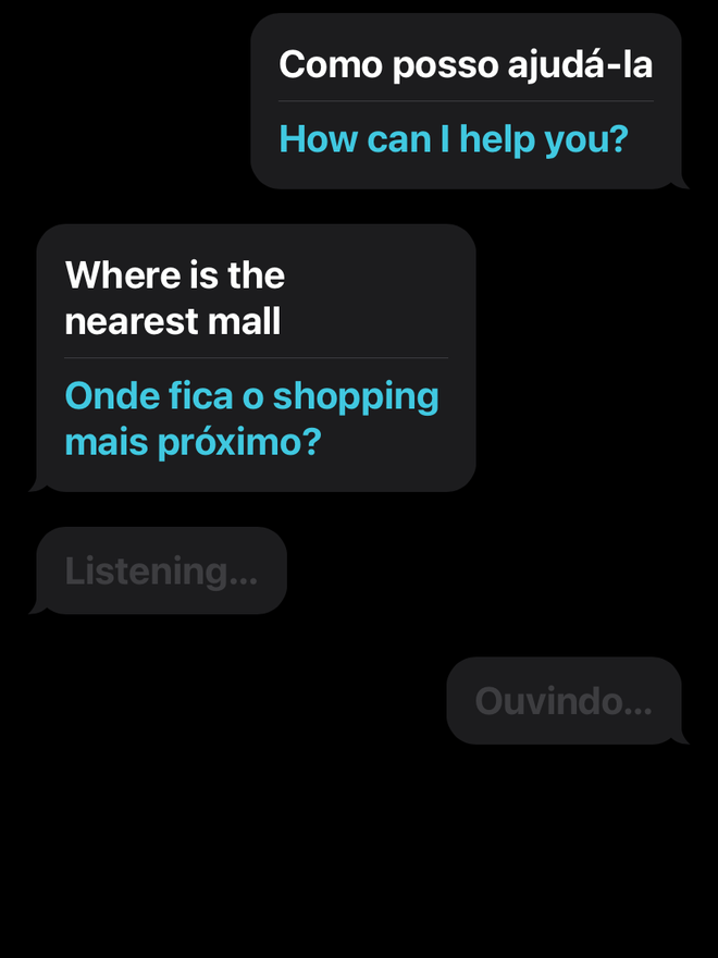 Converse com uma pessoa e receba tradução instantânea do diálogo - Captura de tela: Thiago Furquim (Canaltech)