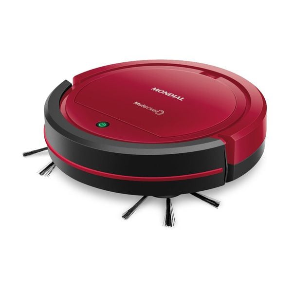 Robô Aspirador de Pó MultiClean RB-09 Mondial Vermelho Bivolt