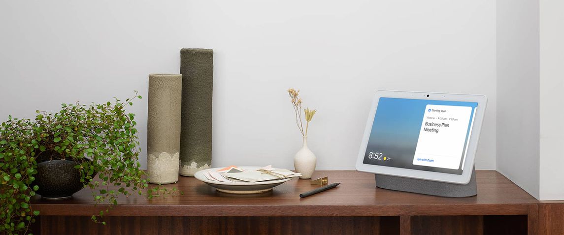 Zoom no Google Nest Hub Max