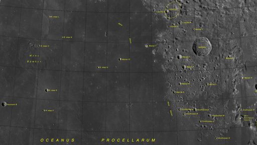 Oito locais da Lua são nomeados, incluindo onde pousou a missão Chang’e 5