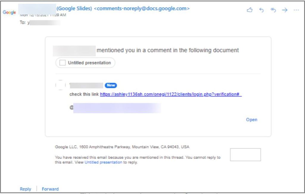 Criminosos usam comentários do Google Docs para enviar links maliciosos