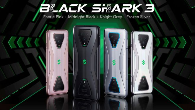 Smartphone tem design chamativo e dois módulos triangulares na traseira (Foto: Reprodução/Black Shark)