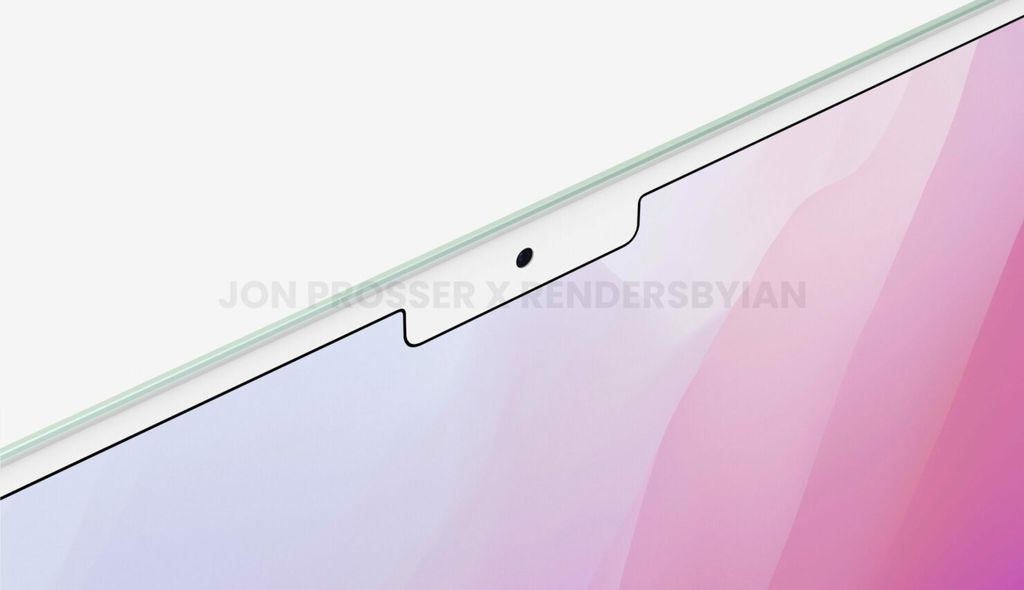 Notch deverá aparecer também no MacBook Air (Imagem: Jon Prosser/Renders By Ian)