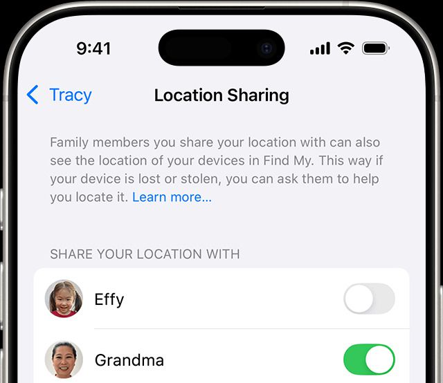 iOS proteção família