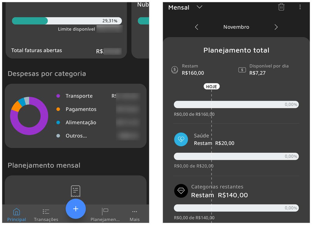 Aplicativo Mobills pode ser baixado para gerenciar suas finanças (Captura de tela: André Magalhães)