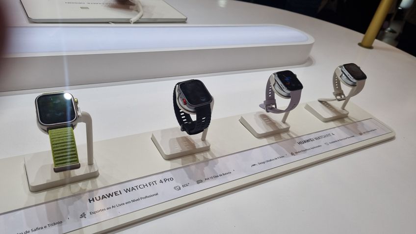 Huawei Watch 5, Watch Fit 4 Pro e Watch Fit 4