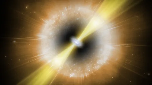Buraco negro recém-nascido parece ter devorado uma estrela de dentro para fora 