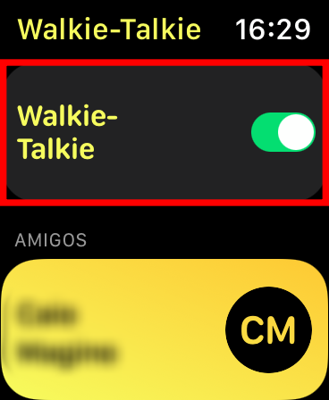 Ative o recurso Walkie-Talkie. Captura de tela: Lucas Wetten (Canaltech)