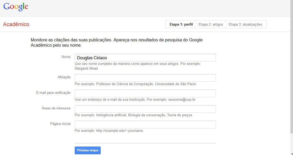 Google Acadêmico Google Acadêmico