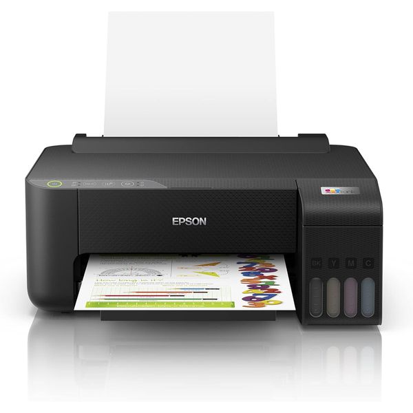 EPSON EcoTank L1250 - Impressora, tanque de Tinta Colorida, Wi-Fi Direct, Comando de voz, Bivolt, Preto