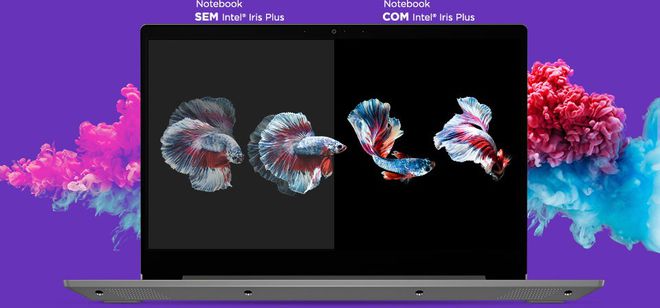 Com a placa de vídeo Intel Iris Plus você terá imagens muito mais nítidas e melhor performance gráfica
