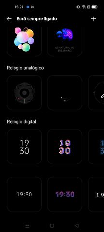 Realme GT Master Edition fotos sistema