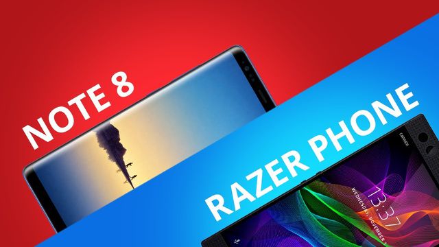 Razer Phone vs Galaxy Note 8 [Comparativo]