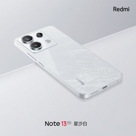Redmi Note 13 Pro tem acabamento plano e câmera principal de 200 MP