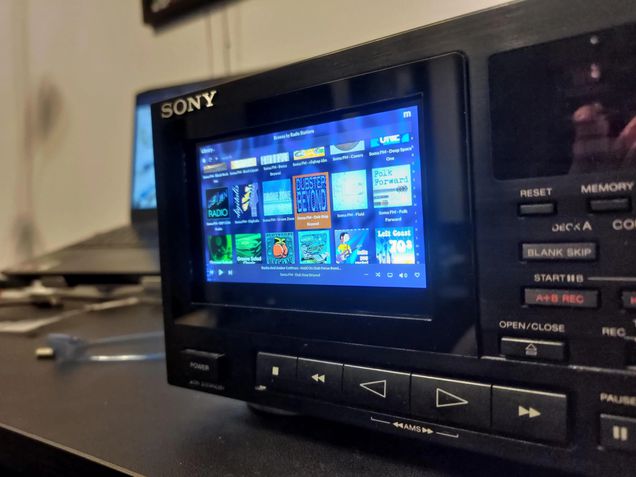 Sony TC-WR770 Tocador Cassete com Raspberry Pi 1