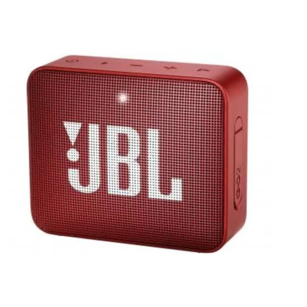 Caixa de Som Bluetooth Portátil à prova dágua - JBL GO 2 3W Vermelho