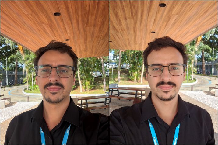 iPhone 17 Pro x Motorola Signature - Câmera frontal