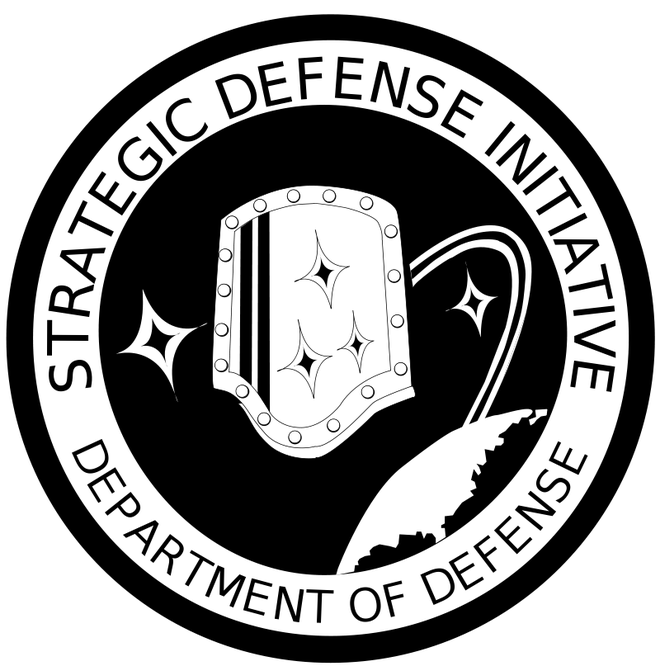 Logotipo oficial do SDI, ou Projeto Guerra nas Estrelas (Imagem: Reprodução/U.S. Federal Government)