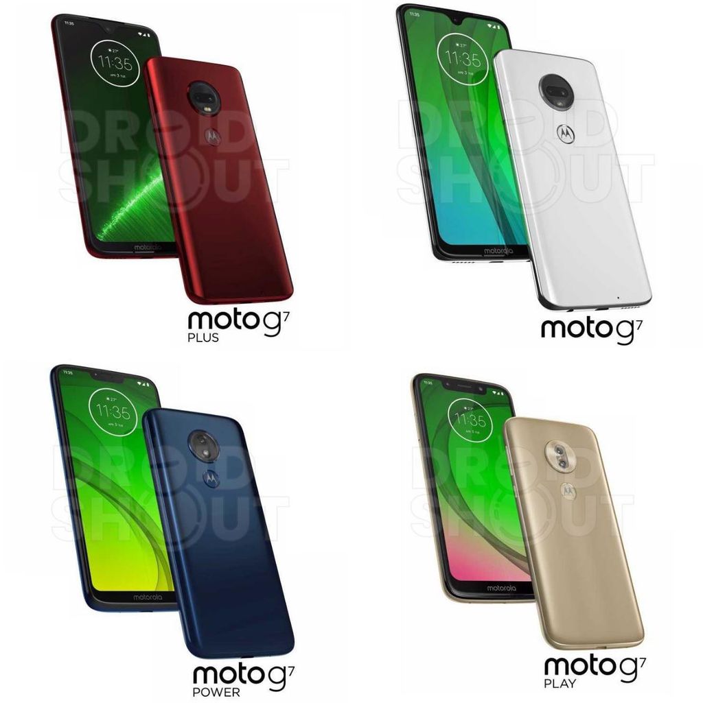 Motorola aposta na linha Moto G7 com quatro aparelhos de notches diferentes
