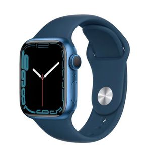 Apple Watch Series 7 45 Mm Gps - Caixa Azul De Alumínio