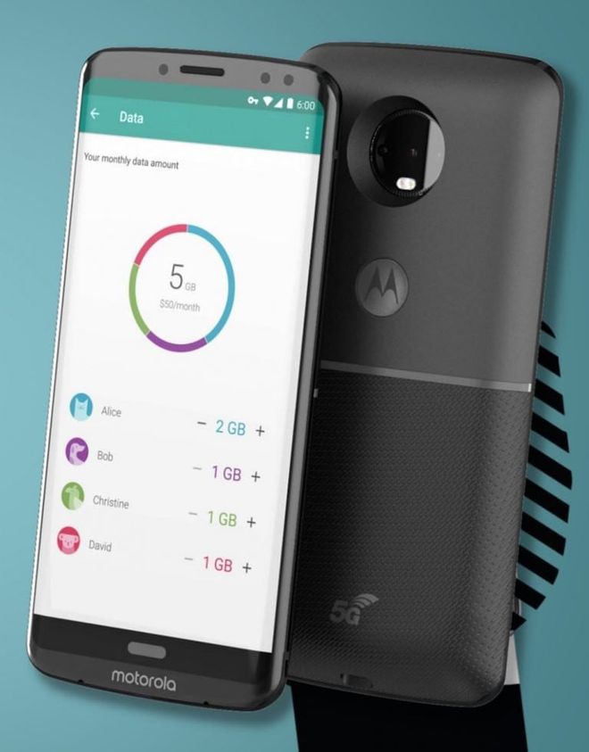 Moto Z3 flagship terá conetividade 5G via encaixe modular; nos EUA, trata-se de uma exclusividade da Verizon. (Imagem: reprodução/Digital Trends).