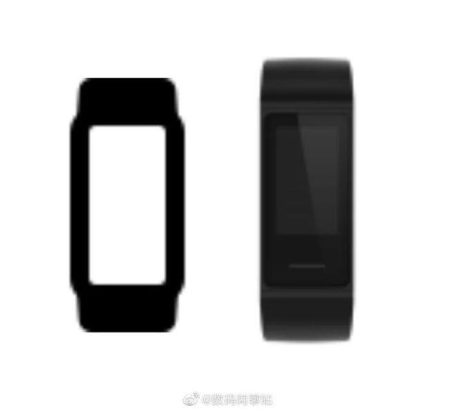 Imagem de uma suposta pulseira inteligente da Redmi (Imagem via Weibo)