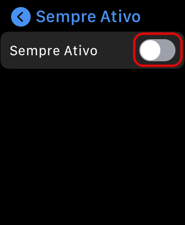 Desative o modo "Sempre Ativo" para economizar bateria - Captura de tela: Bruno Salutes (Canaltech)