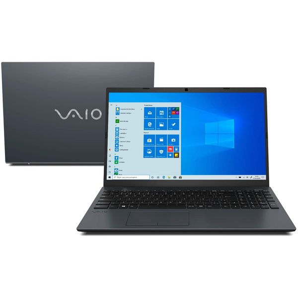 Notebook Vaio FE15, Intel Core i3, 4GB RAM, HD 1TB, Tela LCD 15.6" HD, Windows 10 - Chumbo Escuro